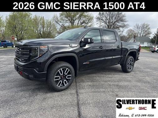 Onyx Black 2026 GMC Sierra 1500 AT4