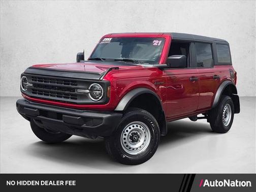 Rapid Red Metallic Tinted Clearcoat 2021 Ford Bronco Base