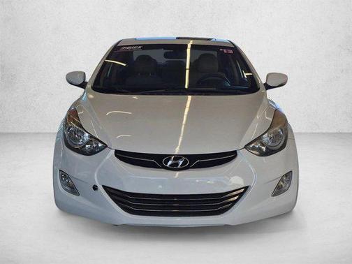 Shimmering White 2013 Hyundai ELANTRA Limited
