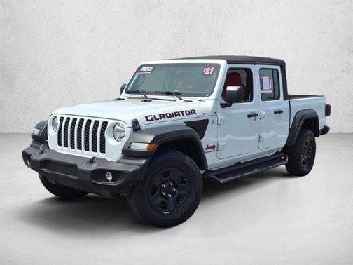 Bright White Clearcoat 2021 Jeep Gladiator Sport