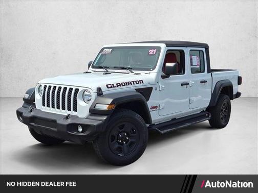 Bright White Clearcoat 2021 Jeep Gladiator Sport
