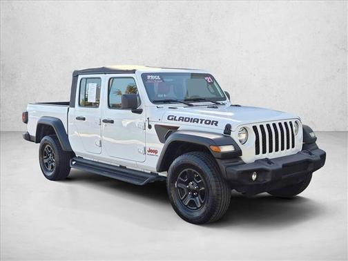 Bright White Clearcoat 2021 Jeep Gladiator Sport