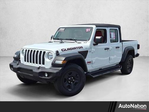 Bright White Clearcoat 2021 Jeep Gladiator Sport