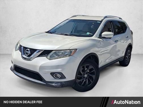 Pearl White 2015 Nissan Rogue SL