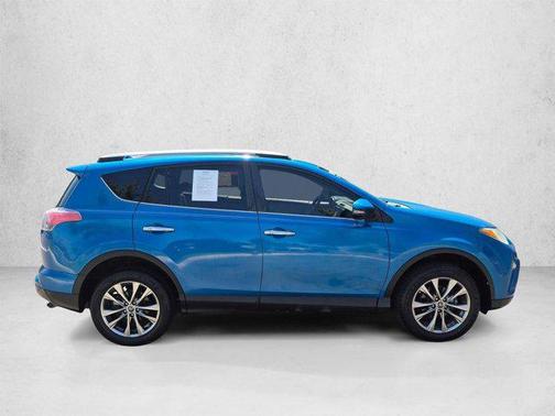 Blue 2017 Toyota RAV4 Limited