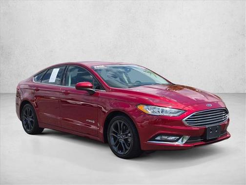 Ruby Red Metallic Tinted Clearcoat 2018 Ford Fusion Hybrid SE