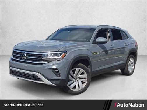 Pure Gray 2022 Volkswagen Atlas Cross Sport 3.6L V6 SE w/Technology