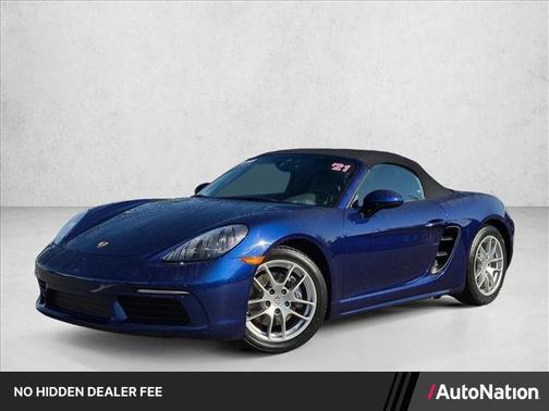 Night Blue Metallic 2021 Porsche 718 Boxster Roadster