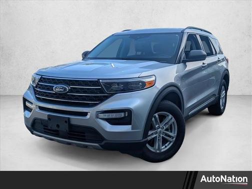 Iconic Silver Metallic 2022 Ford Explorer XLT