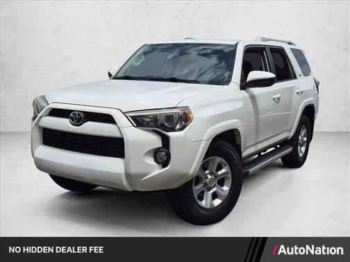 Super White 2017 Toyota 4Runner SR5