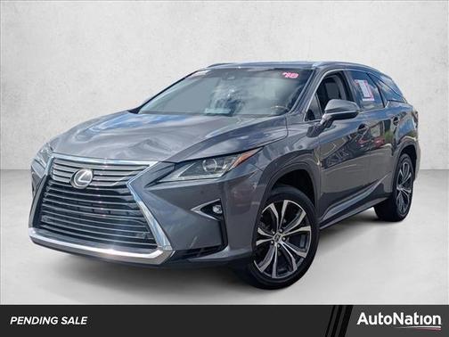 Nebula Gray Pearl 2018 Lexus RX 350L Premium