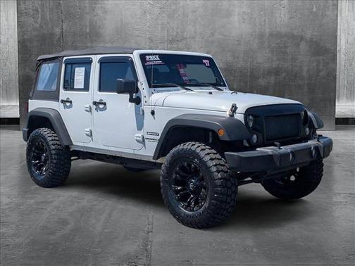 Bright White Clearcoat 2017 Jeep Wrangler Unlimited Sport