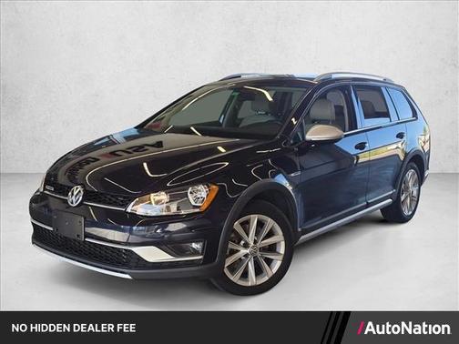 Silk Blue Metallic 2017 Volkswagen Golf Alltrack TSI S