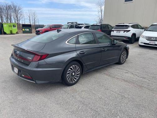 Portofino Gray 2023 Hyundai SONATA Hybrid SE
