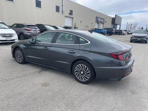 Portofino Gray 2023 Hyundai SONATA Hybrid SE