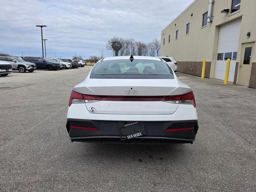 Serenity White 2025 Hyundai ELANTRA SE