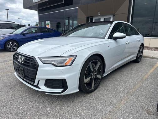 Glacier White 2021 Audi A6 55 Premium Plus