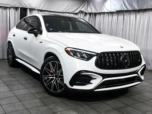 Polar White 2024 Mercedes-Benz AMG GLC 43 4MATIC Coupe