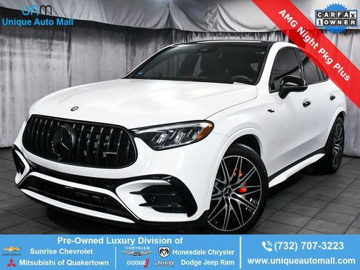 Polar White 2024 Mercedes-Benz AMG GLC 43 4MATIC Coupe