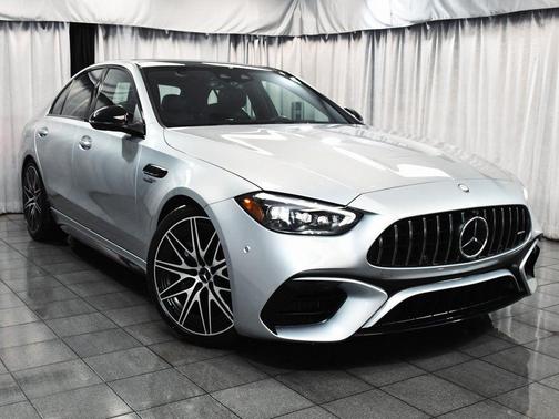 Cirrus Silver Metallic 2024 Mercedes-Benz AMG C 63 S E Performance