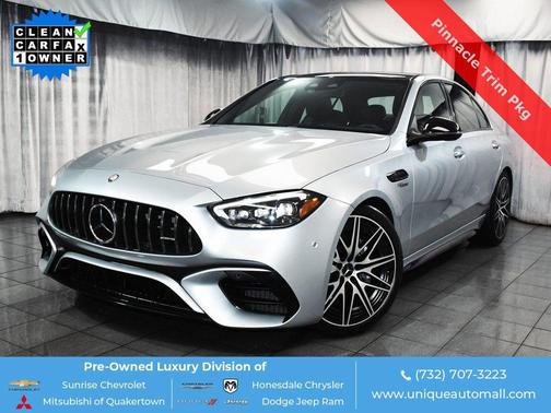 Cirrus Silver Metallic 2024 Mercedes-Benz AMG C 63 S E Performance