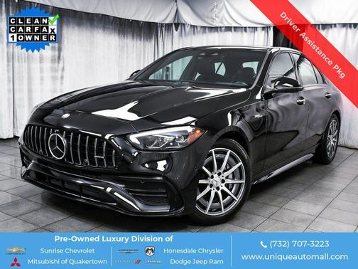 Black 2024 Mercedes-Benz AMG C 43 4MATIC