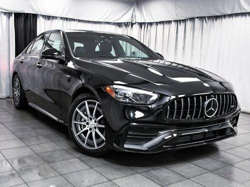 Black 2024 Mercedes-Benz AMG C 43 4MATIC