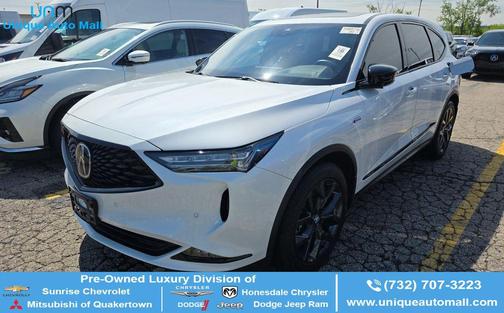 Platinum White Pearl 2024 Acura MDX A-SPEC
