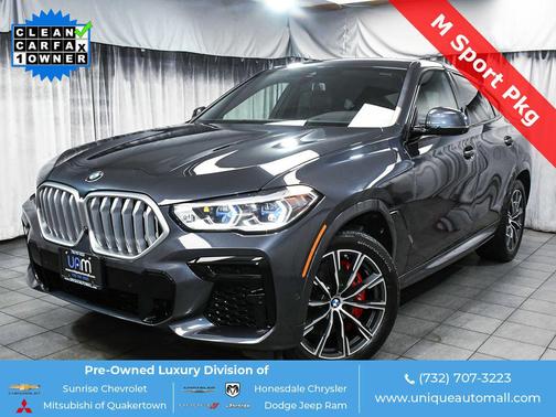 Arctic Gray Metallic 2022 BMW X6 xDrive40i