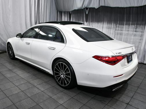 White 2022 Mercedes-Benz S-Class S 580 4MATIC