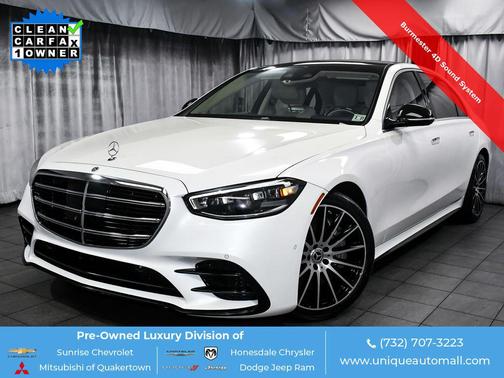 White 2022 Mercedes-Benz S-Class S 580 4MATIC