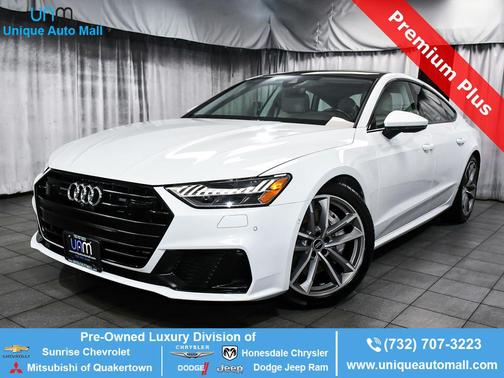 Glacier White Metallic 2022 Audi A7 55 Premium Plus