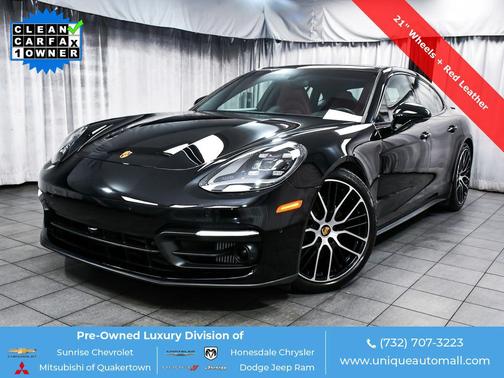Black 2023 Porsche Panamera 4 Platinum Edition