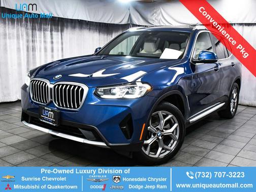 Phytonic Blue Metallic 2022 BMW X3 xDrive30i