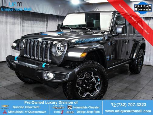 Granite Crystal Metallic Clearcoat 2022 Jeep Wrangler Unlimited 4xe Rubicon SUV