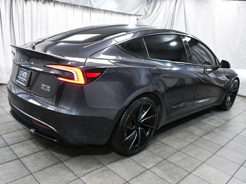 Stealth Grey 2025 Tesla Model 3 Performance