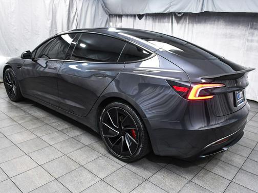 Stealth Grey 2025 Tesla Model 3 Performance