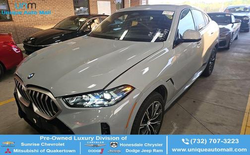 Gray Metallic 2026 BMW X6 xDrive40i