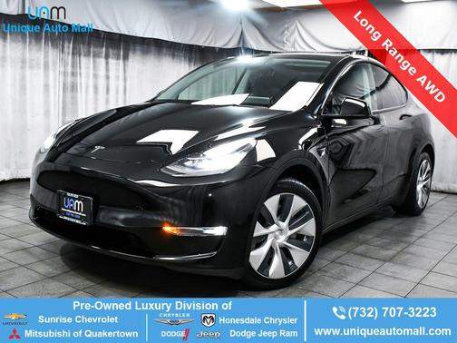 Solid Black 2021 Tesla Model Y Long Range Dual Motor All-Wheel Drive