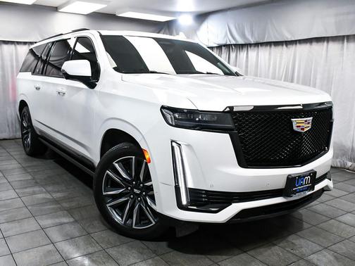 Crystal White Tricoat 2023 Cadillac Escalade ESV Sport Platinum