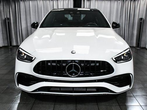 White 2024 Mercedes-Benz AMG C 43 4MATIC