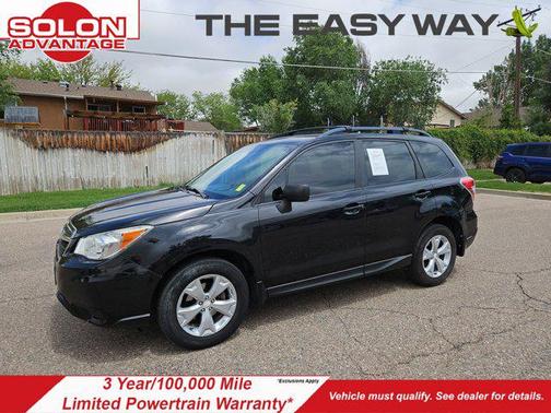 Crystal Black Silica 2015 Subaru Forester 2.5i