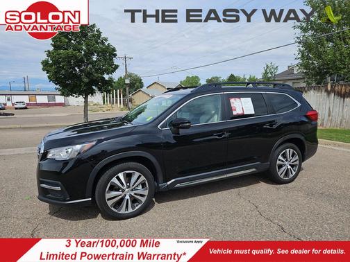 Crystal Black Silica 2022 Subaru Ascent Limited 7-Passenger