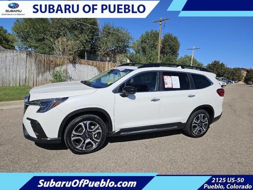 Crystal White Pearl 2024 Subaru Ascent Touring 7-Passenger