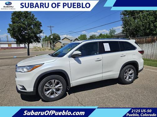 Blizzard Pearl 2014 Toyota Highlander XLE