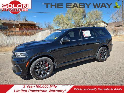 DB Black Clearcoat 2022 Dodge Durango R/T Plus AWD