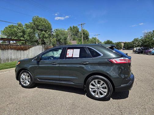 Forged Green 2023 Ford Edge Titanium