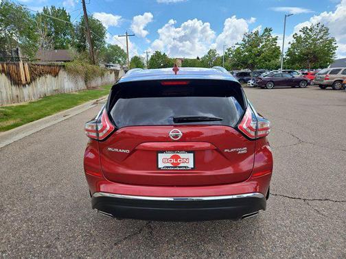 Cayenne Red Metallic 2016 Nissan Murano Platinum