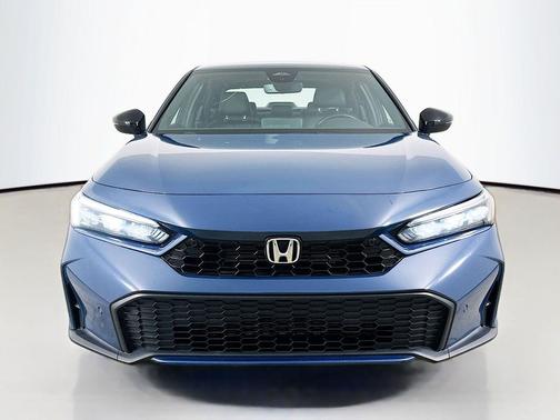 Blue Lagoon Pearl 2025 Honda Civic Hybrid Sport