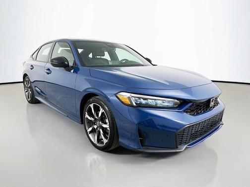 Blue Lagoon Pearl 2025 Honda Civic Hybrid Sport